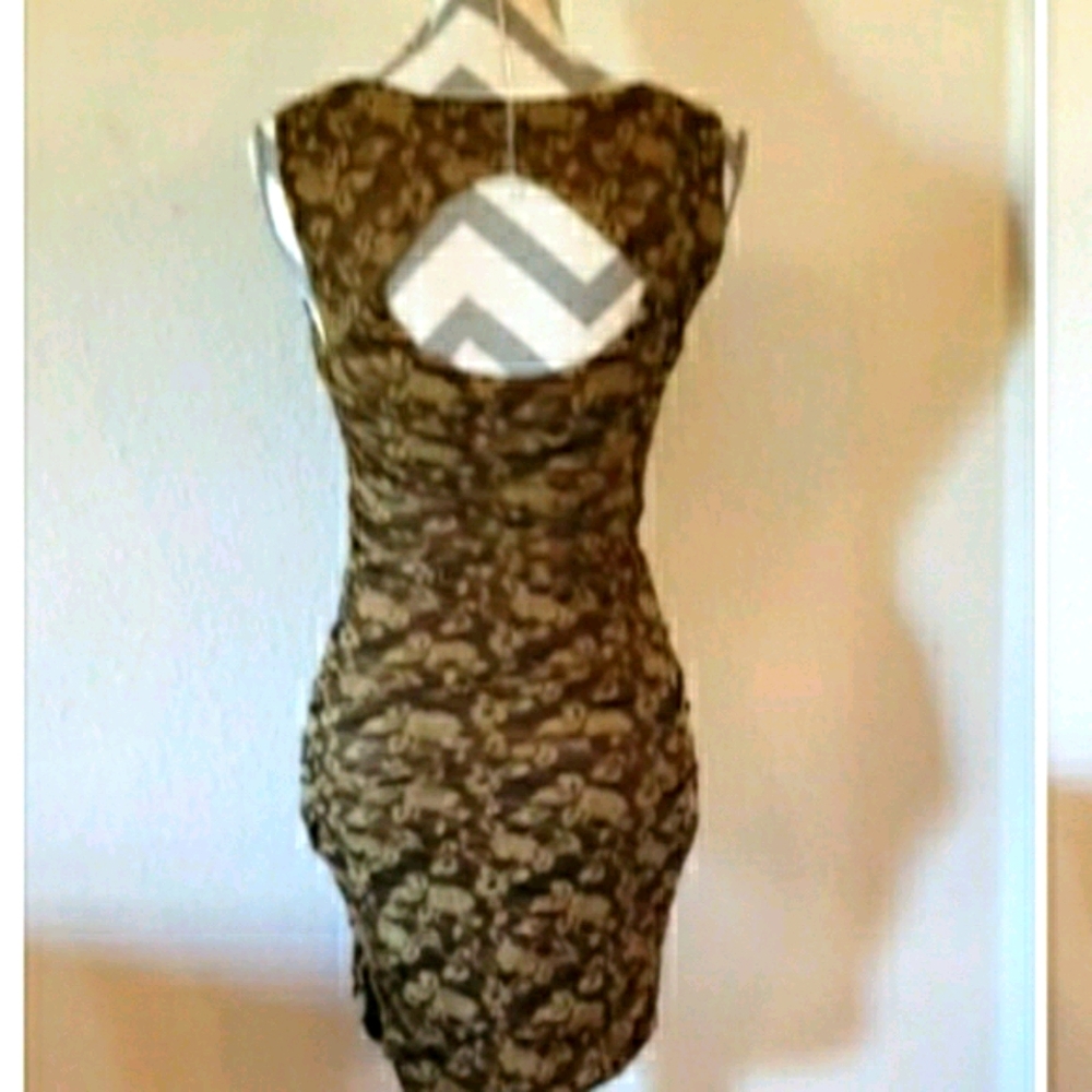 FREE PEOPLE MINI STRETCH DRESS SIZE S - Picture 4 of 8